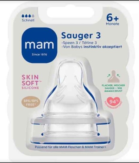 MAM Flesspeen Maat 3 2 stuks