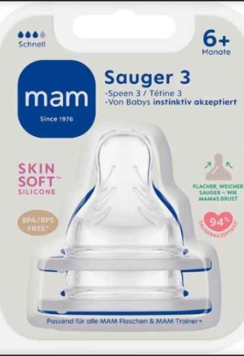 MAM Flesspeen Maat 3 2 stuks