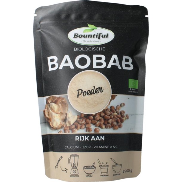 Bountiful Baobab poeder bio (200 Gram)