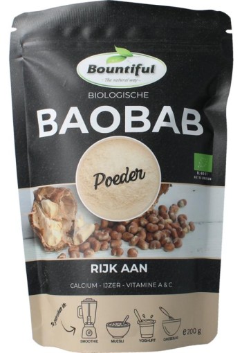 Bountiful Baobab poeder bio (200 Gram)