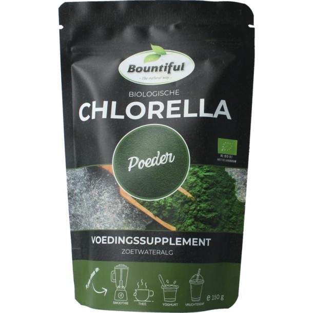 Bountiful Chlorella poeder bio (150 Gram)