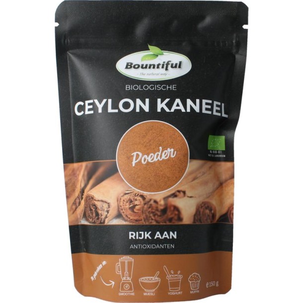 Bountiful Ceylon kaneel poeder bio (150 Gram)