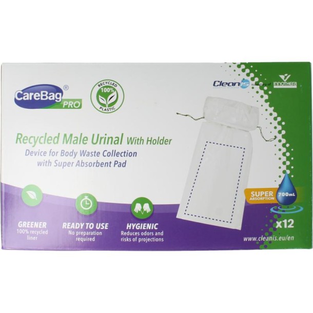 Carebag Wegwerpurinaal man (12 Stuks)
