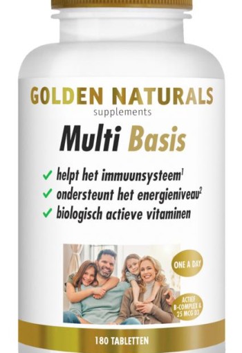 Golden Naturals Multi basis (180 Tabletten)