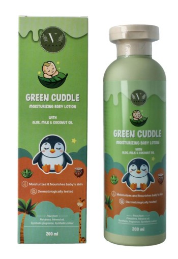 Vanan Green cuddle baby lotion moisturizing (200 Milliliter)