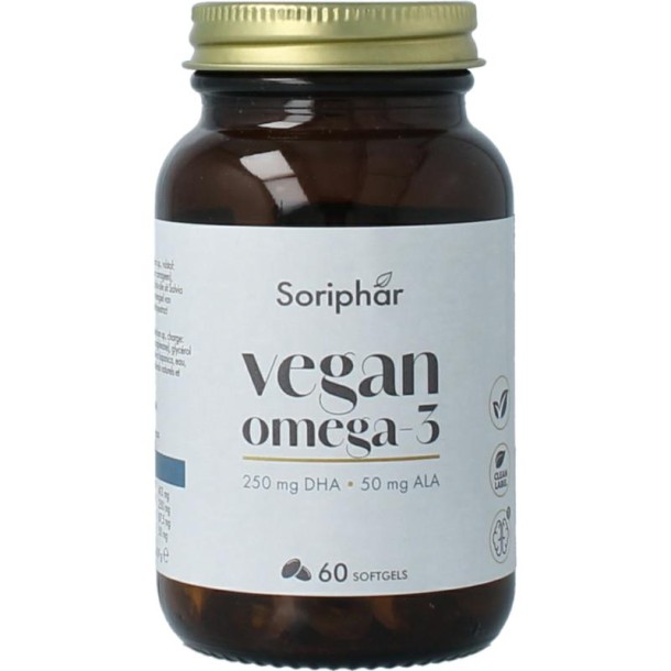 Soriphar Omega 3 DHA + ALA vegan (60 Softgels)