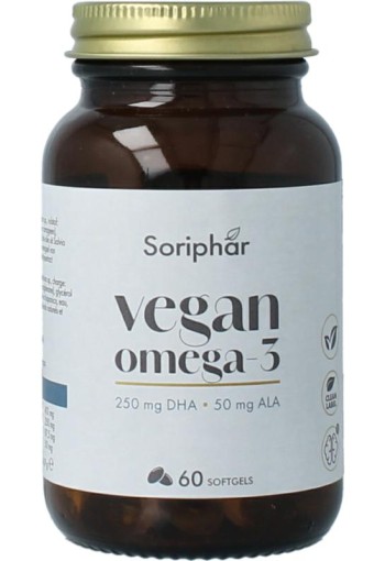 Soriphar Omega 3 DHA + ALA vegan (60 Softgels)