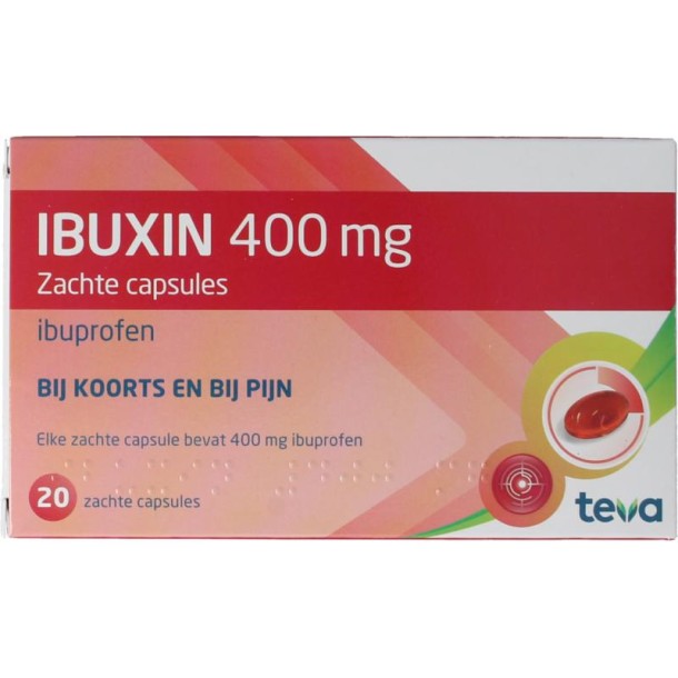 Teva Ibuxin 400mg (20 Capsules)