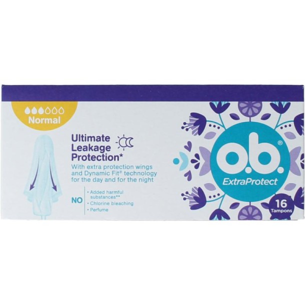 OB Tampons extra protect normal (16 Stuks)