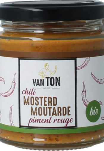 Van Ton Chili mosterd bio (170 Gram)