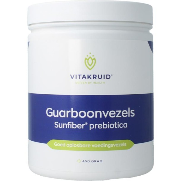 Vitakruid Guarboonvezels sunfiber hoogwaardige prebiotica (450 Gram)