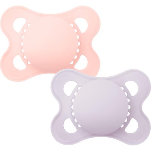 MAM Original Fopspenen 0-6 maanden Plain Pink 2 stuks