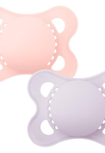 MAM Original Fopspenen 0-6 maanden Plain Pink 2 stuks