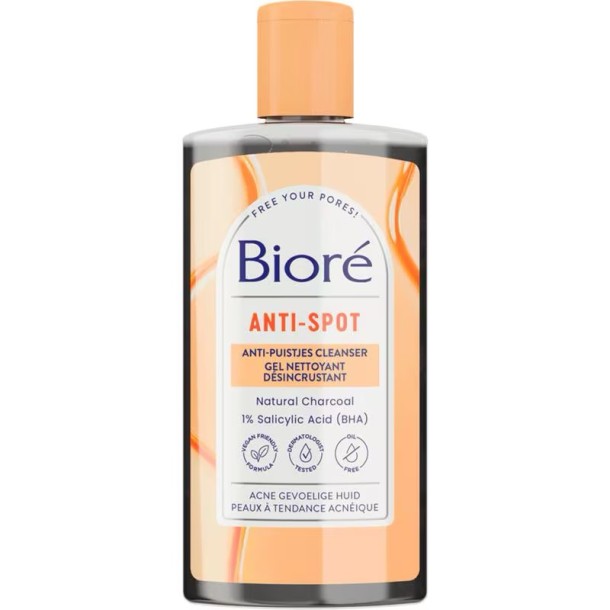 Biore cleanser met houtskool - 200 ml