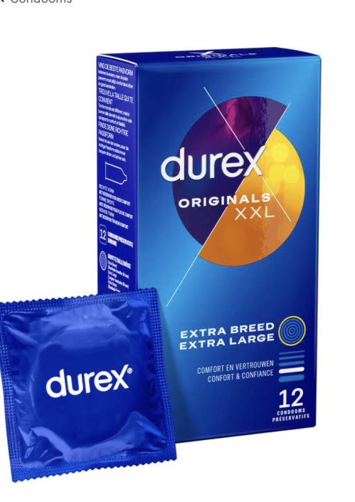 Durex Condooms XXL 12 Stuks