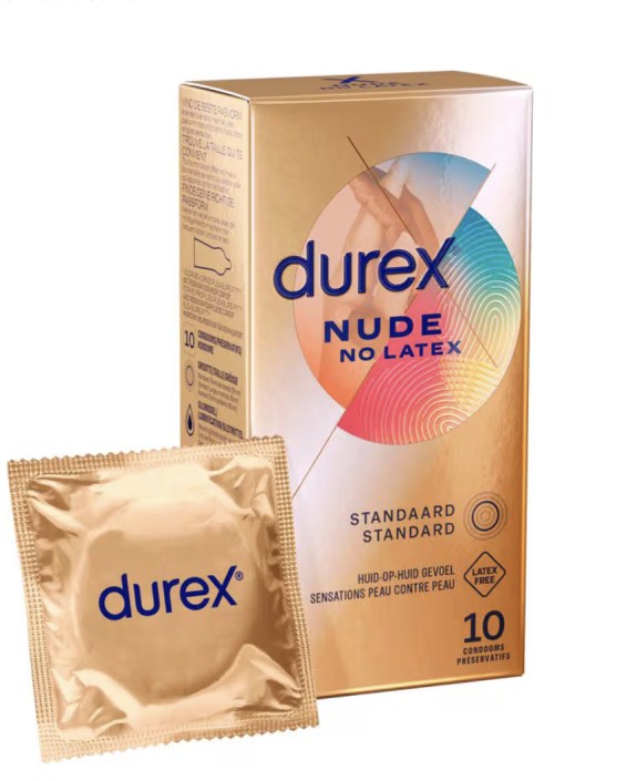 Durex Nude  condooms 10 Stuks Latexvrij