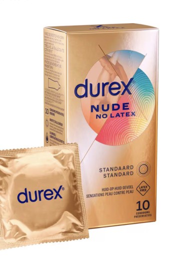Durex Nude  condooms 10 Stuks Latexvrij