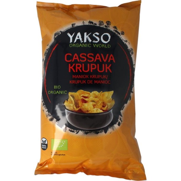 Yakso Cassave krupuk bio (75 Gram)