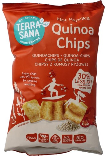 Terrasana Quinoa chips hot paprika bio (75 Gram)