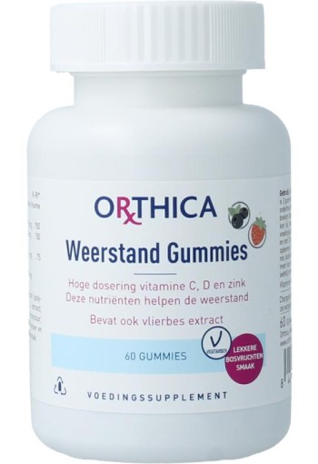 Orthica Weerstand gummies (60 Stuks)