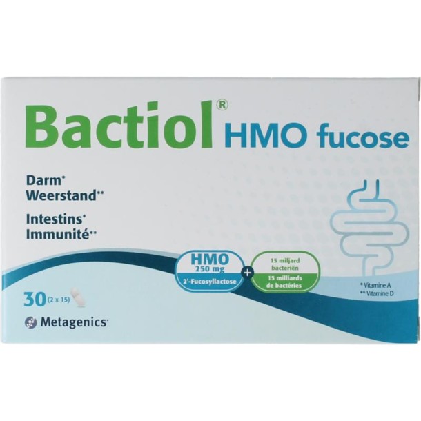 Metagenics Bactiol HMO fucose 2x15 capsules (30 Capsules)