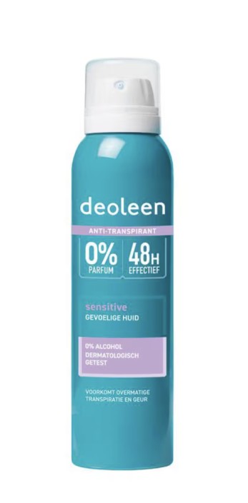 Deoleen Deodorant spray 0% sensitive 150 Milliliter