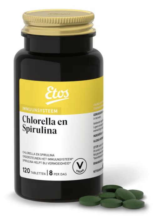 Etos Chlorella en Spirulina 120st