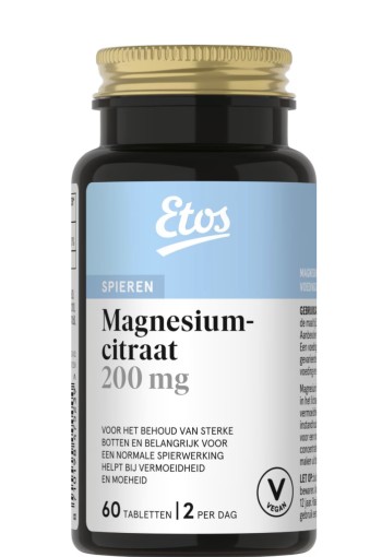 Etos magnesiumcitraat 200mg 60st