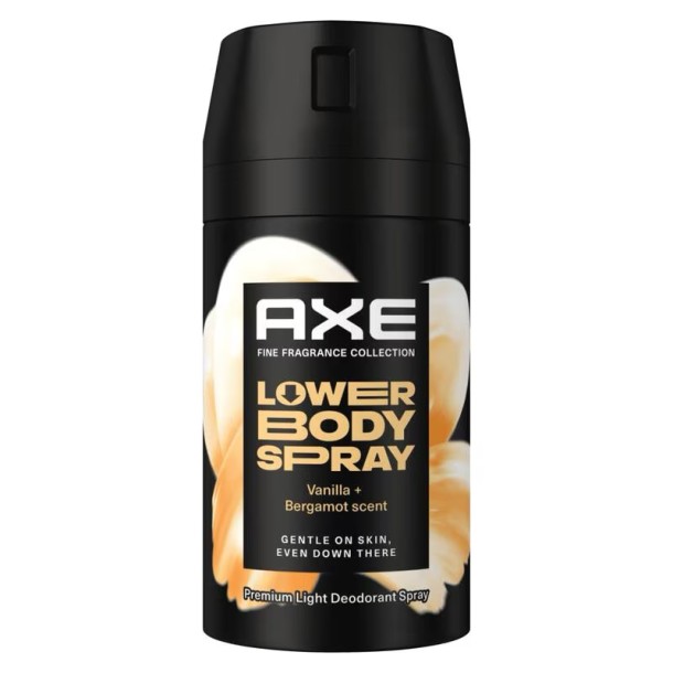 Axe Lower Body Spray Vanilla & Bergamot 100 ML