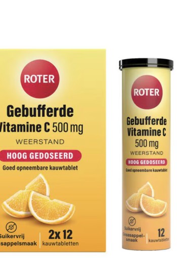 Roter gebufferde vit C 500mg 24st