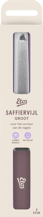 Etos Saffieren Nagelvijl Groot