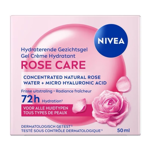 NIVEA Rose Care Hydraterende Gel Creme 50 ML