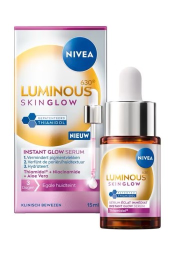 NIVEA Luminous Skin Glow Instant Glow Anti-Pigment Serum 15ML