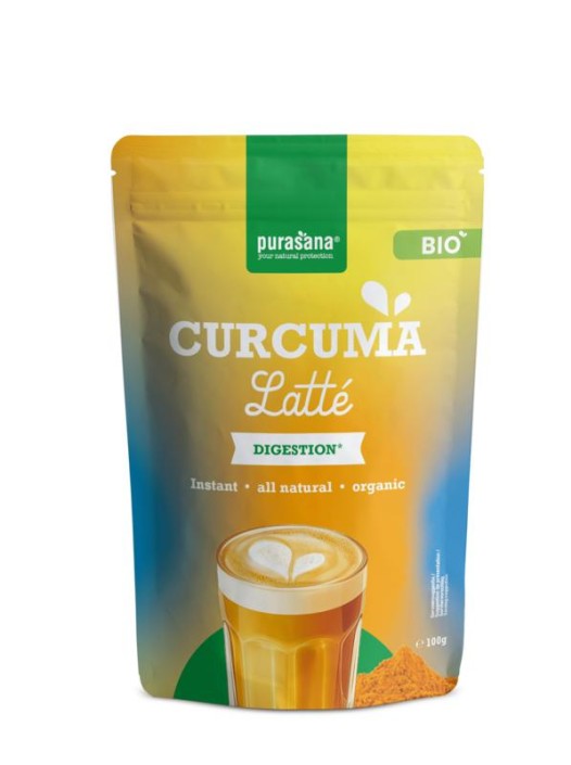 Purasana Instant curcuma latte bio (100 Gram)
