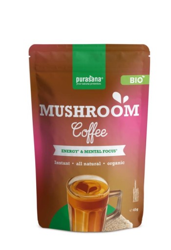Purasana Instant mushroom coffee bio (45 Gram)
