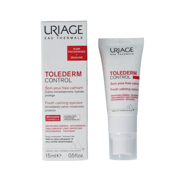 Uriage Tolederm kalmerende verzorging ogen (15 Milliliter)