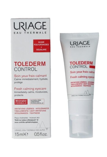 Uriage Tolederm kalmerende verzorging ogen (15 Milliliter)
