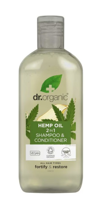 Dr. Organic Hemp Oil 2 In 1 Shampoo & Conditioner 265 ML