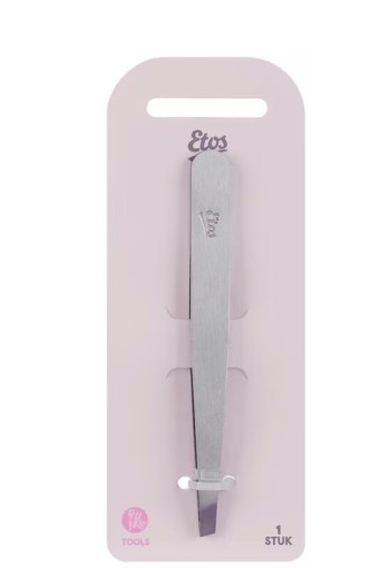 Etos Pincet Schuin Zilver