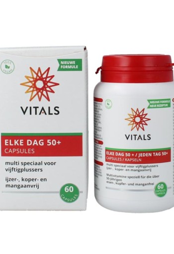 Vitals Elke dag 50+ (60 Capsules)