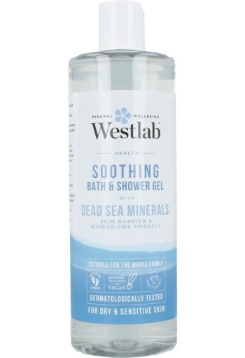 Westlab Bad en douchegel dode zee mineralen (500 Milliliter)