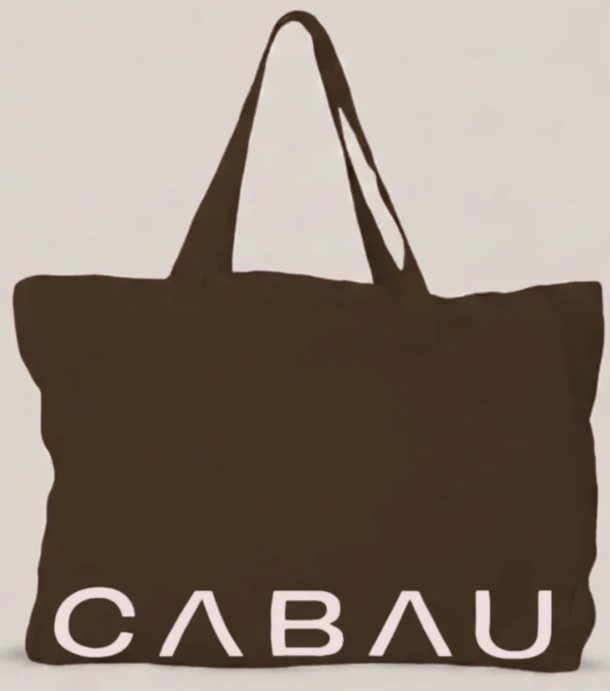 Cabau Canvas tas XL chocolate brown