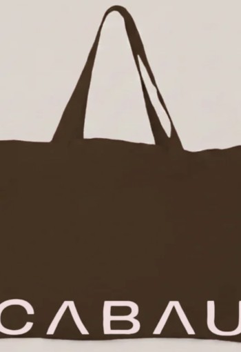 Cabau Canvas tas XL chocolate brown