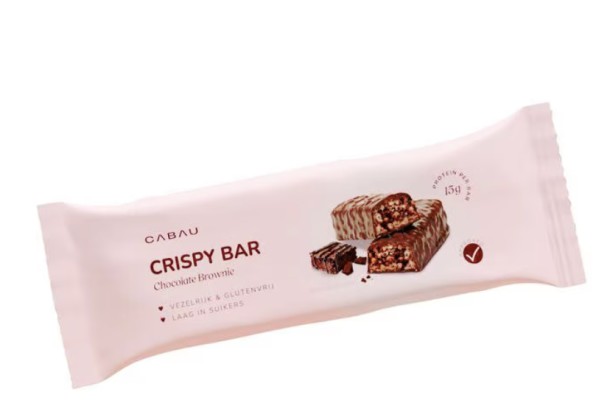 Cabau crispy bar chocolate brownie