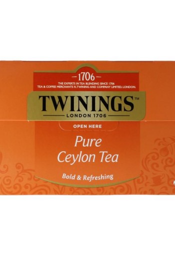Twinings Pure ceylon tea (25 Stuks)