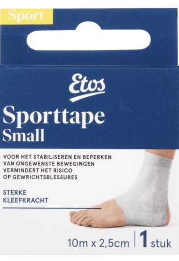 Etos Sporttape small, 10m x 2,5 cm 1 stuk