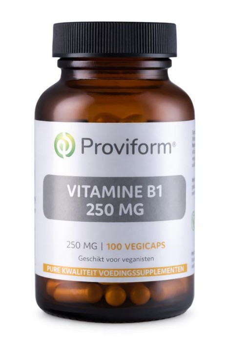 Proviform Vitamine B1 thiamine 250mg (100 Vegetarische capsules)