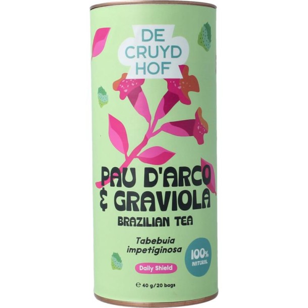 Cruydhof Thee pau d'arco / graviola (20 Stuks)