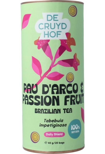 Cruydhof Thee pau d'Arco / passion fruit (20 Stuks)