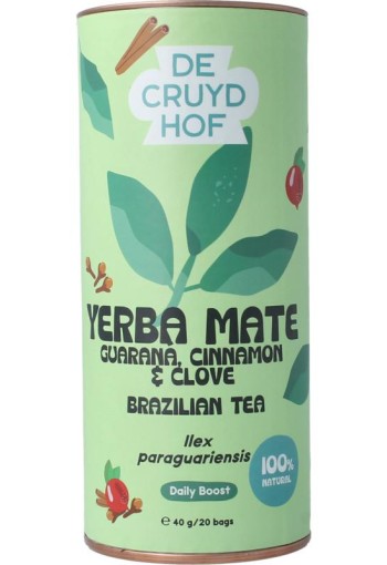 Cruydhof Thee yerba mate / guaranacinnamon / clove (20 Stuks)